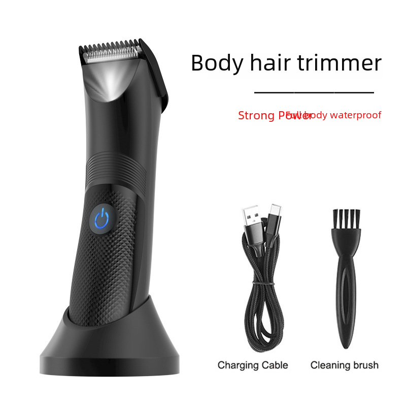 Men's Body Hair Trimmer with Charging Dock