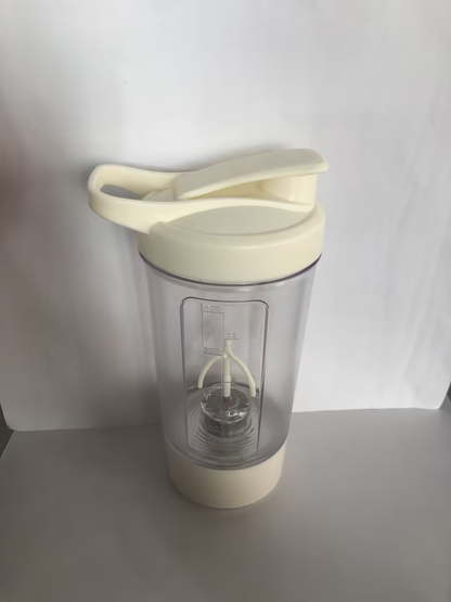 Rechargeable Electric Protein Shaker Bottle (14 oz)