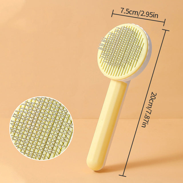 Self-Cleaning Slicker Brush for Cats & Dogs