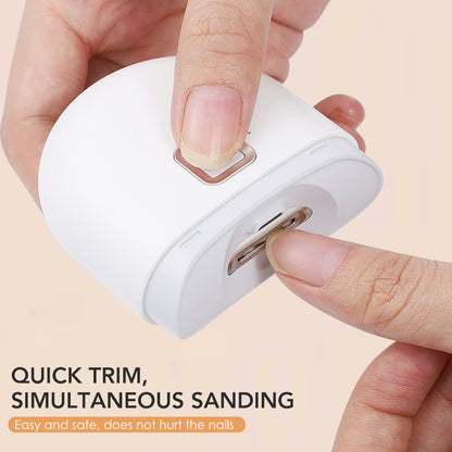 Automatic Electric Nail Clipper with LED Light