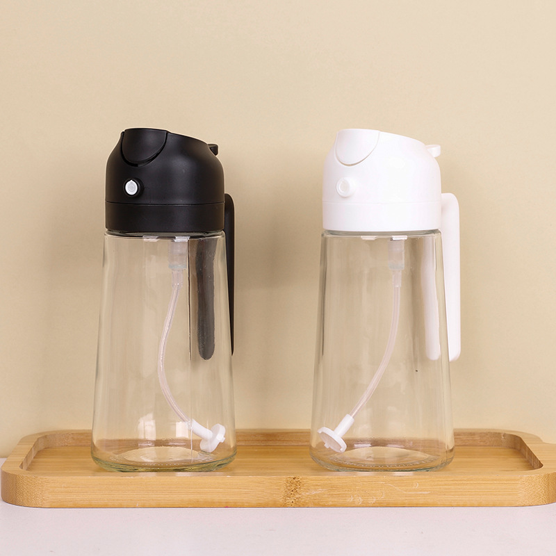 2-in-1 Glass Oil Dispenser & Sprayer
