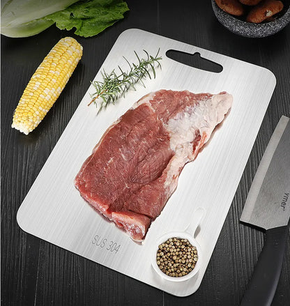 Stainless Steel Cutting Board - Non-Porous & Easy Clean