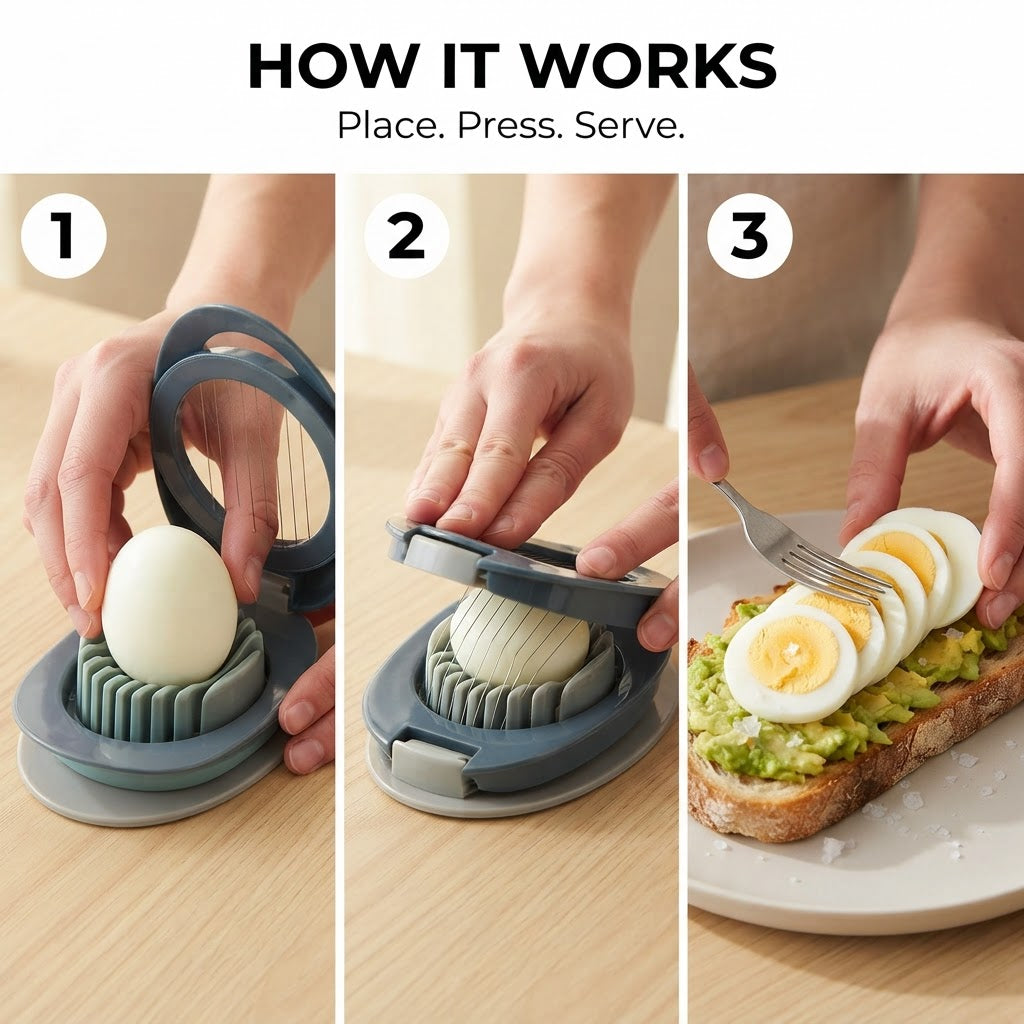 Egg Slicer - How it works