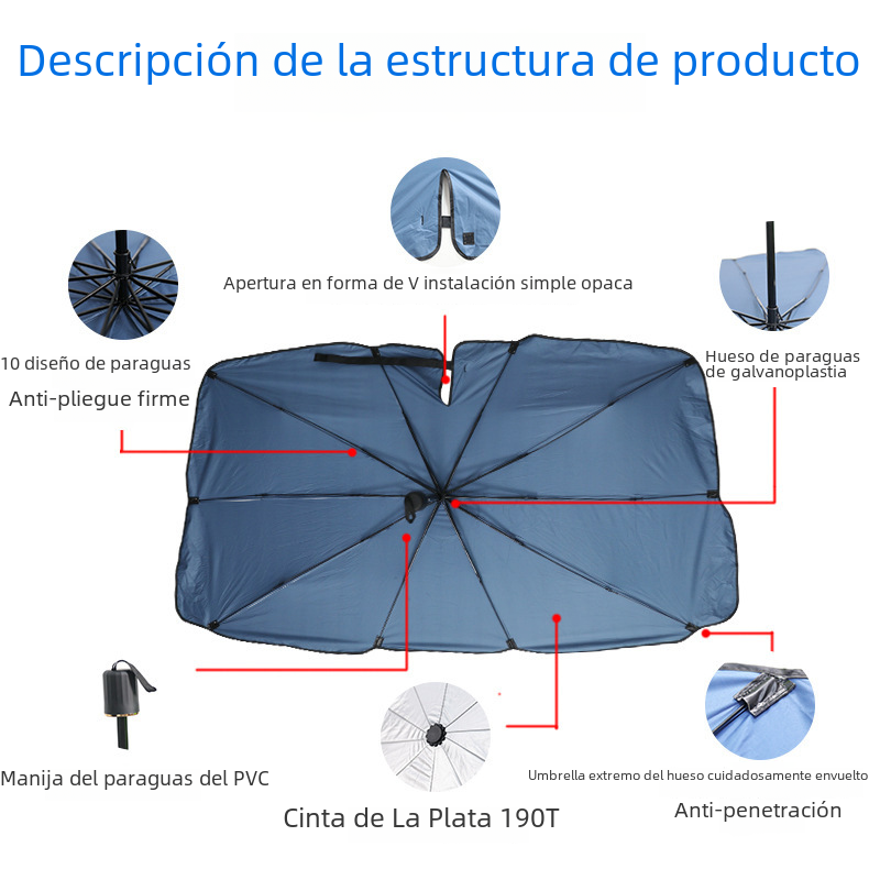 Foldable Windshield Sun Shade Umbrella