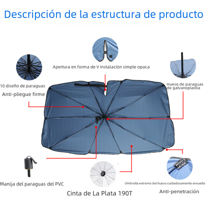 Foldable Windshield Sun Shade Umbrella