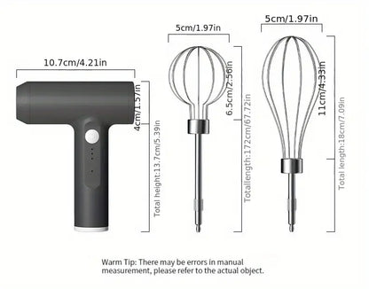 Cordless Rechargeable Hand Mixer