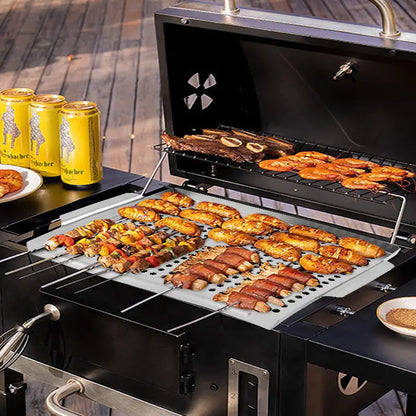 Stainless Steel Grill Topper Pan