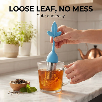 Silicone Tea Infuser - Loose leaf, no mess