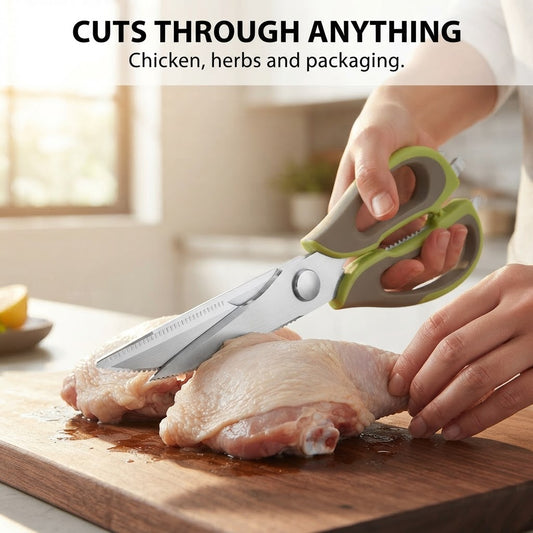 Heavy Duty Kitchen Shears - Cuts through anything
