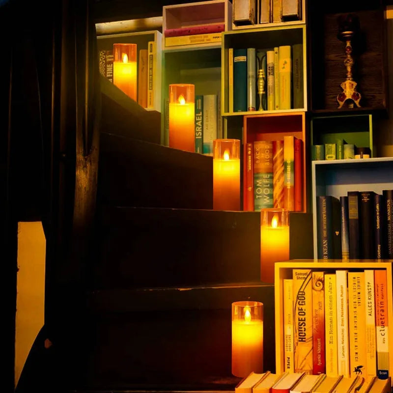 Rechargeable Flameless LED Candles (Set of 3)