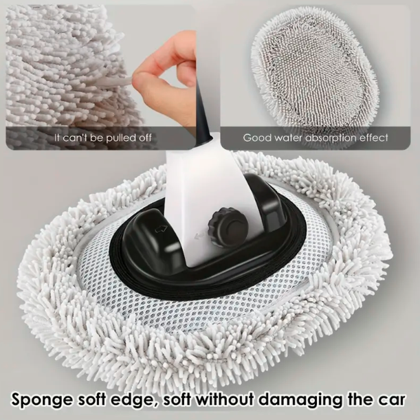 Curved Long Handle Car Wash Mop