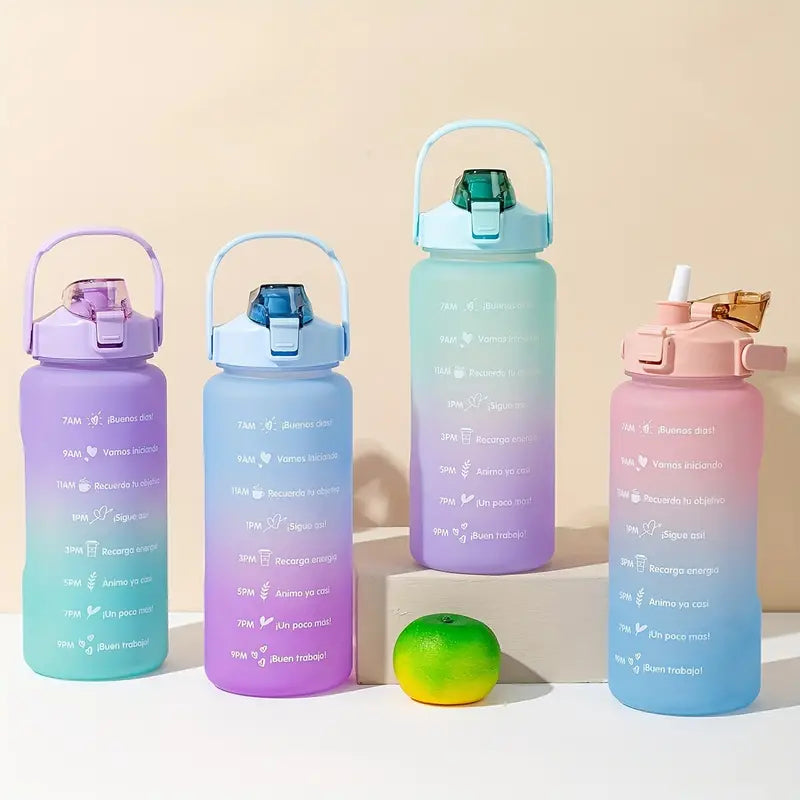 Motivational Half-Gallon Water Bottle Set (3 Pieces)