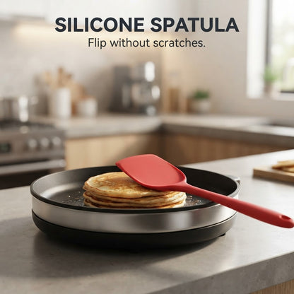 Heat-Resistant Silicone Spatula