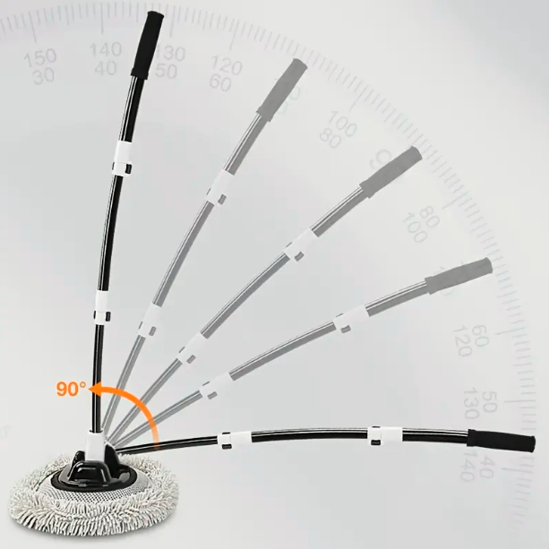Curved Long Handle Car Wash Mop
