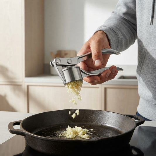 Stainless Steel Garlic Press