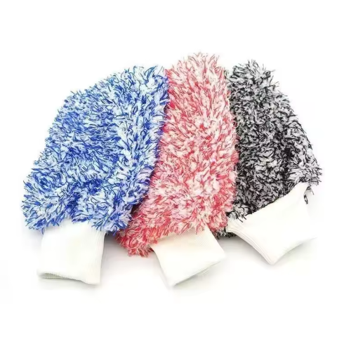 Plush Microfiber Car Wash Mitts (2-Pack)