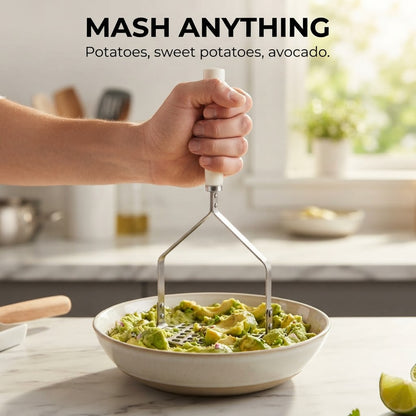 Stainless Steel Potato Masher - Mash anything