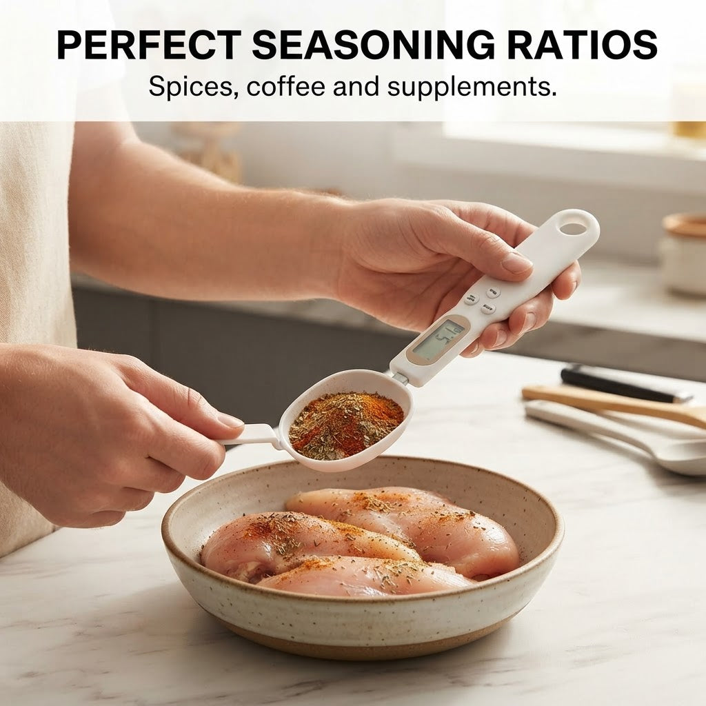 Digital Measuring Spoon Scale - Perfect seasoning ratios