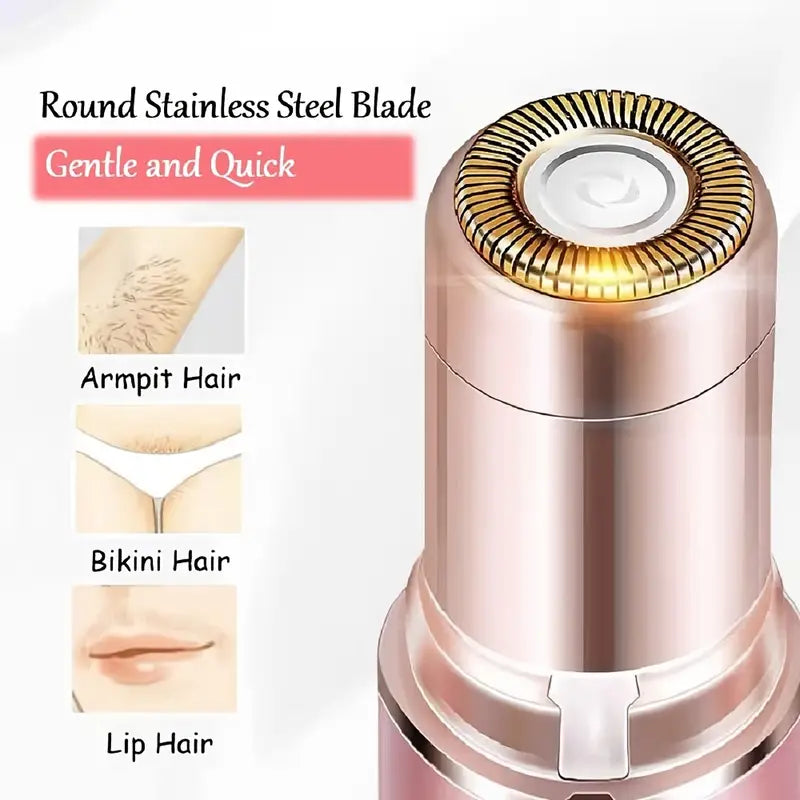 Rechargeable Facial Hair Remover with LED Light