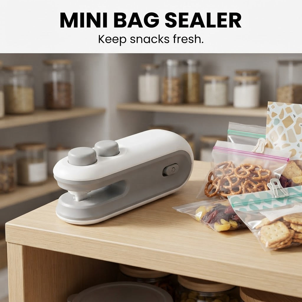 2-in-1 Mini Bag Sealer & Cutter