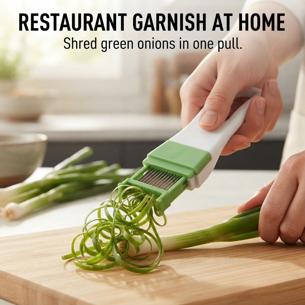 Green Onion & Herb Shredder - Restaurant garnish at home