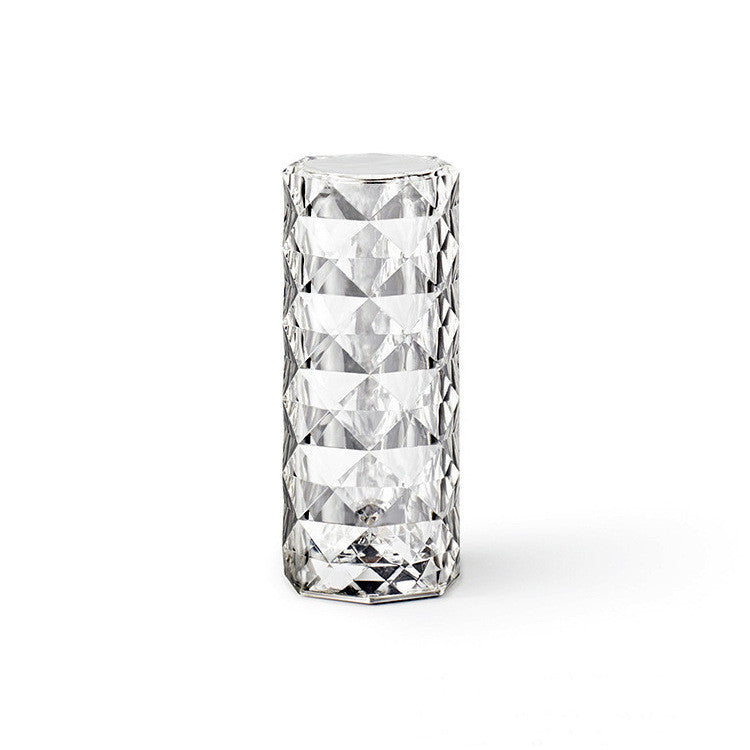 Crystal Touch Lamp - USB Color-Changing Bedside Night Light