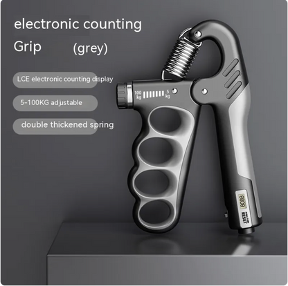 Adjustable Grip Strengthener with Rep Counter
