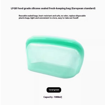 Reusable Silicone Food Storage Bag