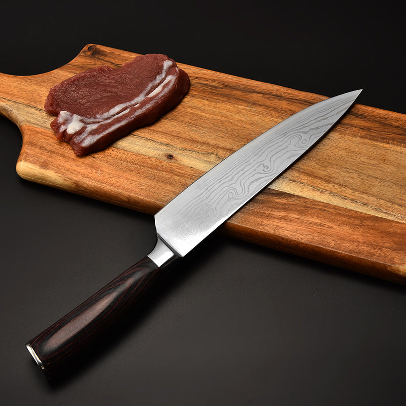 8-Inch Damascus Pattern Chef Knife