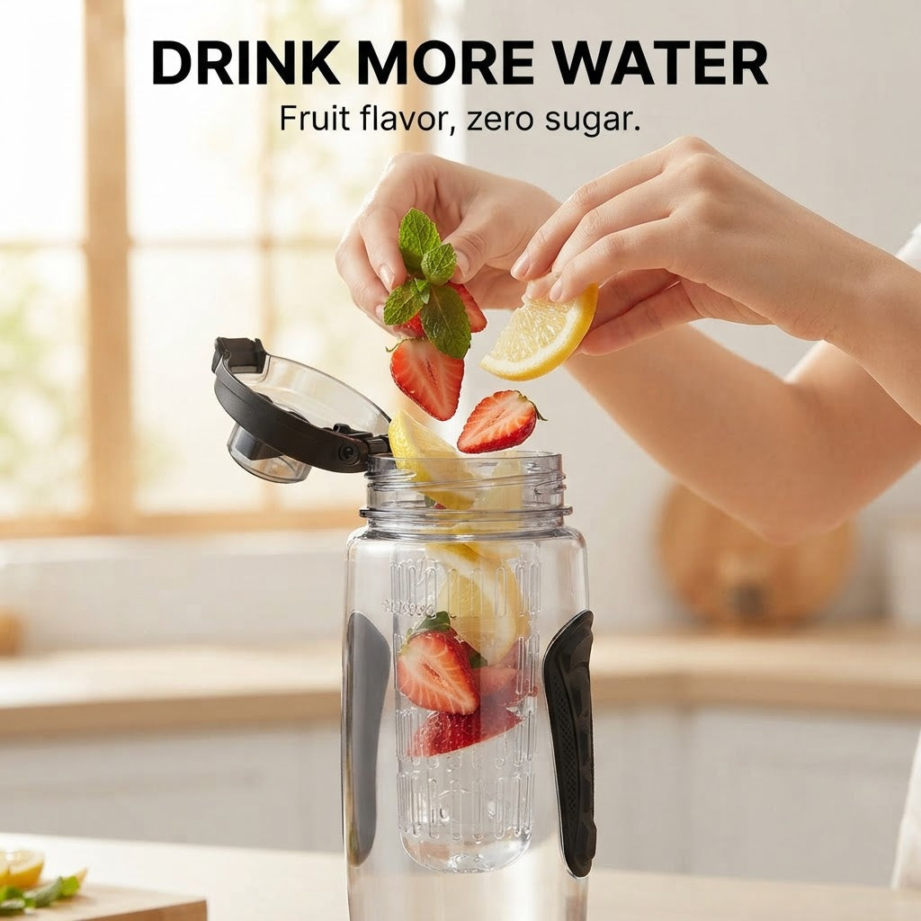 Fruit Infuser Water Bottle - Drink more water