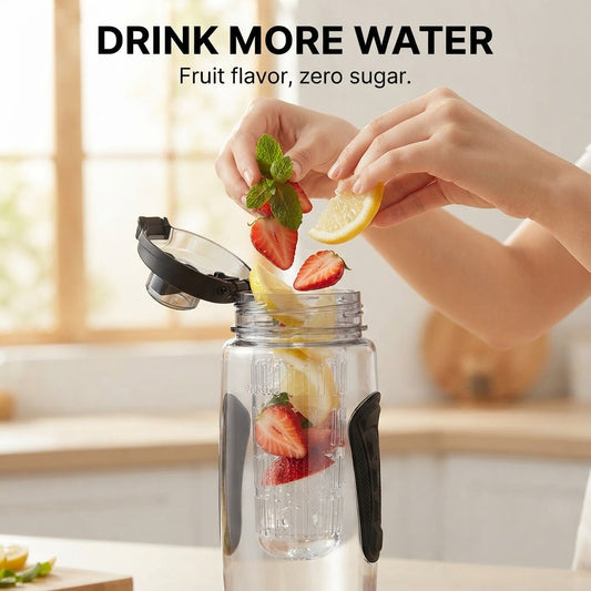 Fruit Infuser Water Bottle - Drink more water