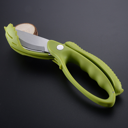 Salad Chopper Scissors - Chop Right in the Bowl