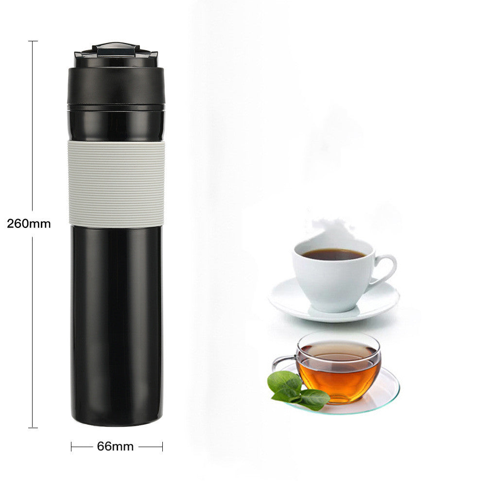 Portable French Press Coffee Bottle