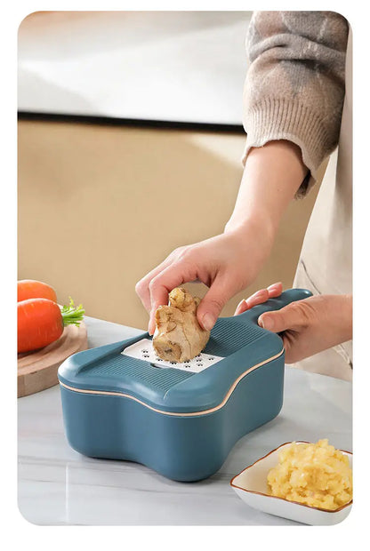 Mandoline Slicer with Hand Guard & Container