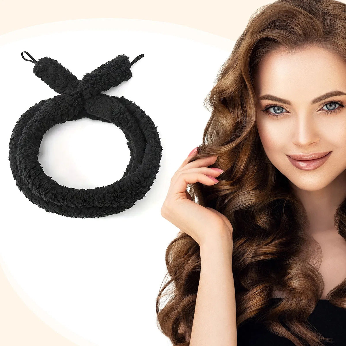Satin Heatless Curling Rod - Overnight No-Heat Curls