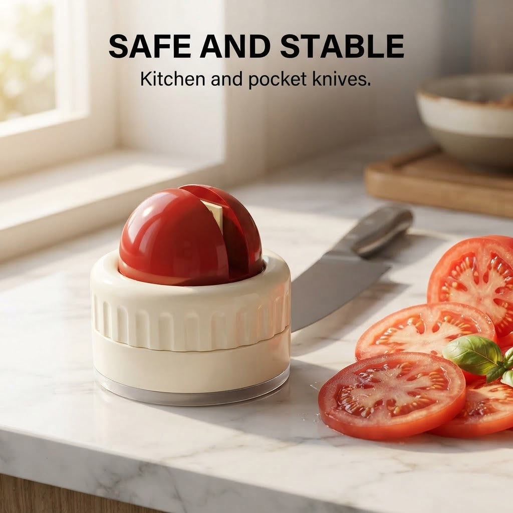 Suction Base Knife Sharpener - Safe and stable