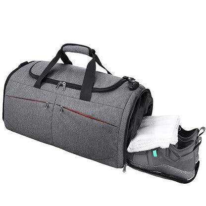 Gym Duffel Bag with Shoe Compartment