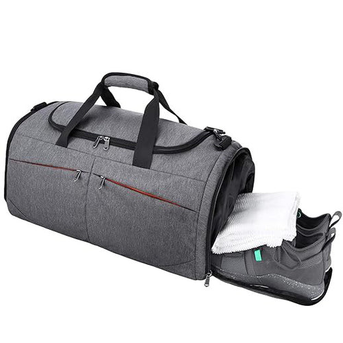 Gym Duffel Bag with Shoe Compartment