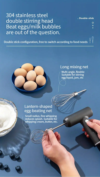 Cordless Rechargeable Hand Mixer