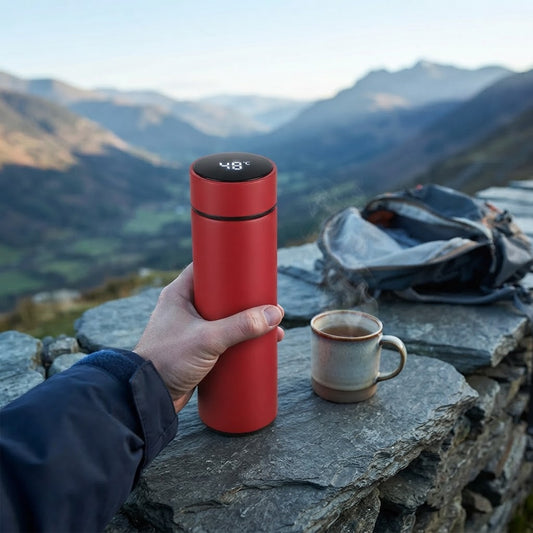 Smart Insulated Bottle in use