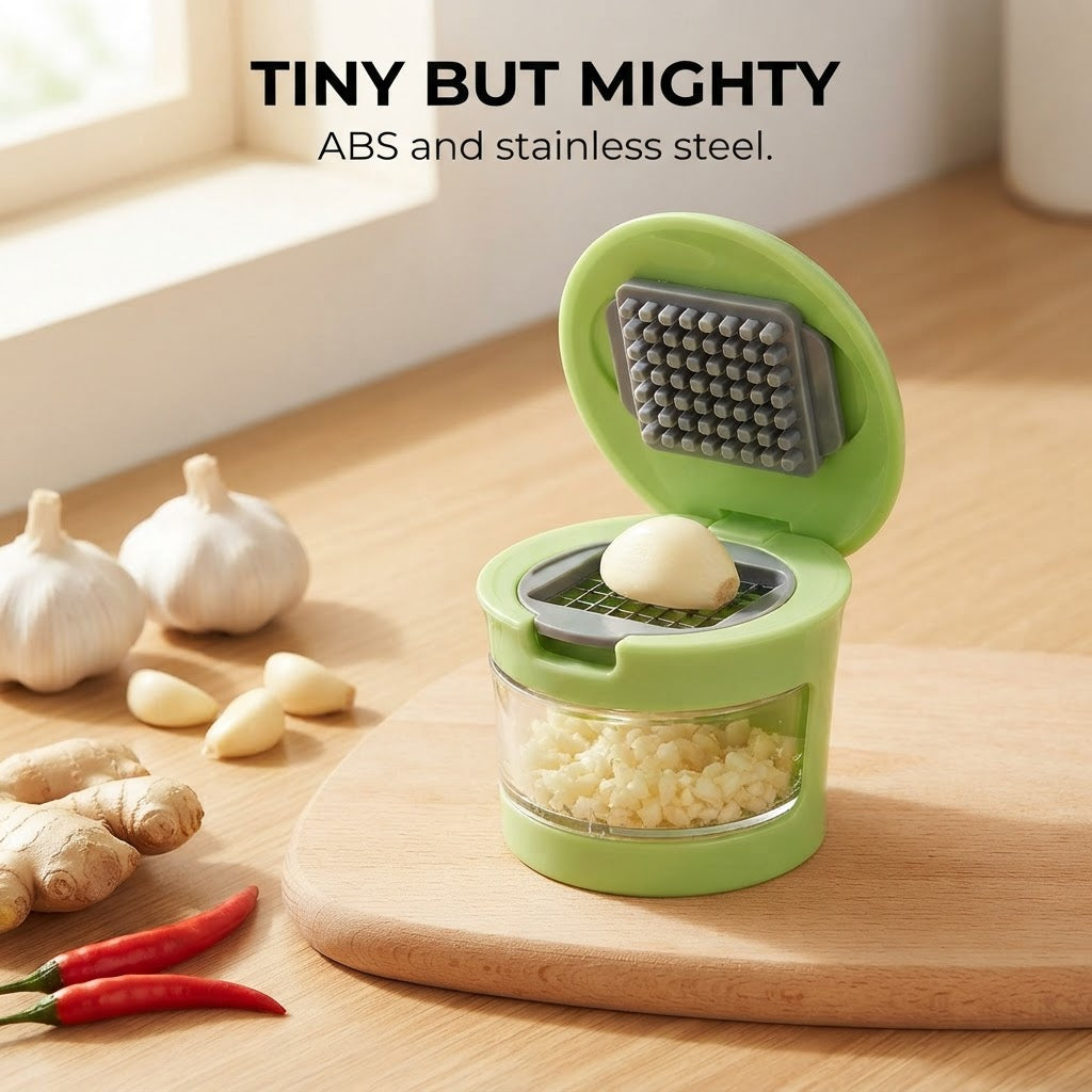 Mini Garlic Crusher & Chopper - Tiny but mighty