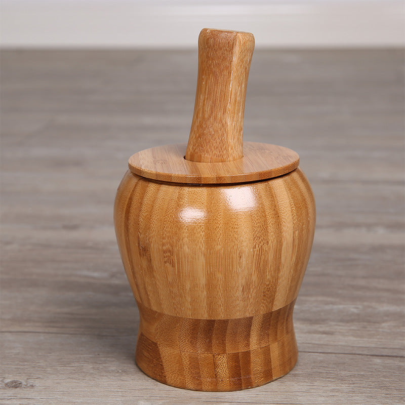 Wooden Mortar & Pestle