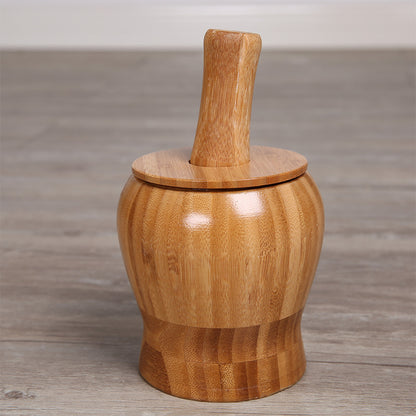 Wooden Mortar & Pestle