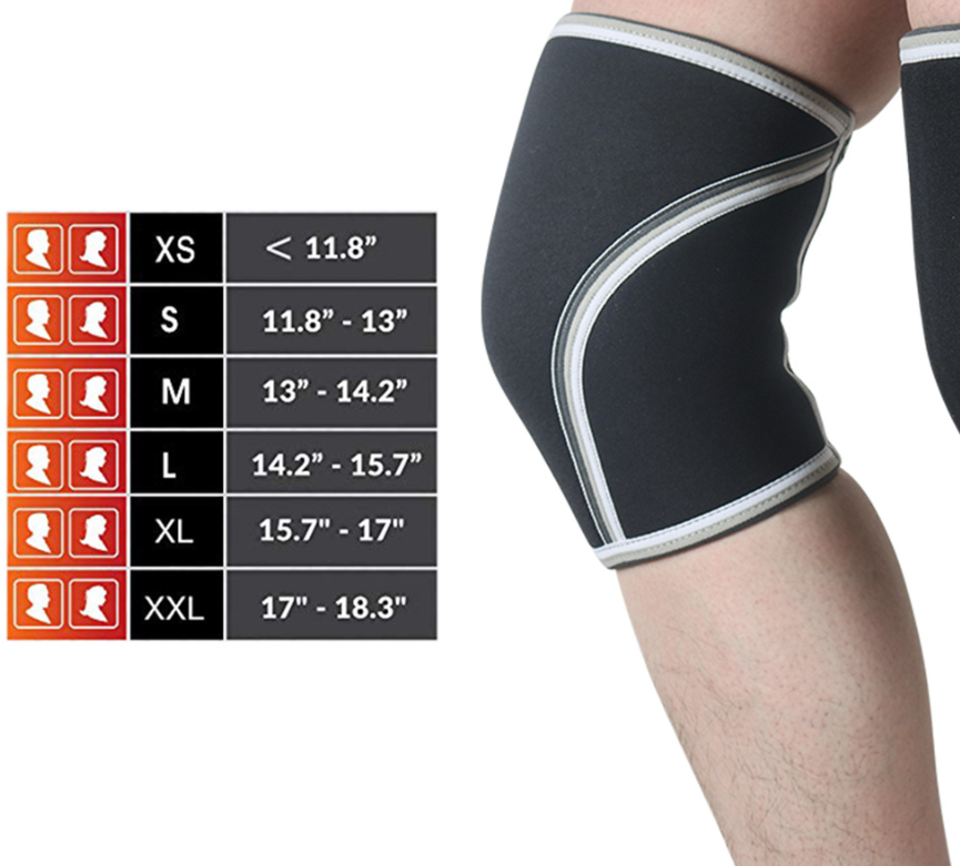 7mm Neoprene Knee Sleeves (Pair)