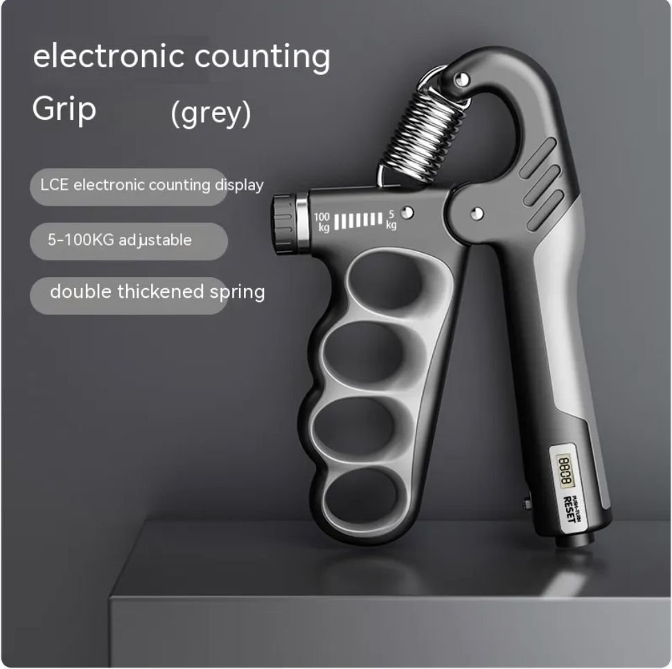 Adjustable Grip Strengthener with Rep Counter