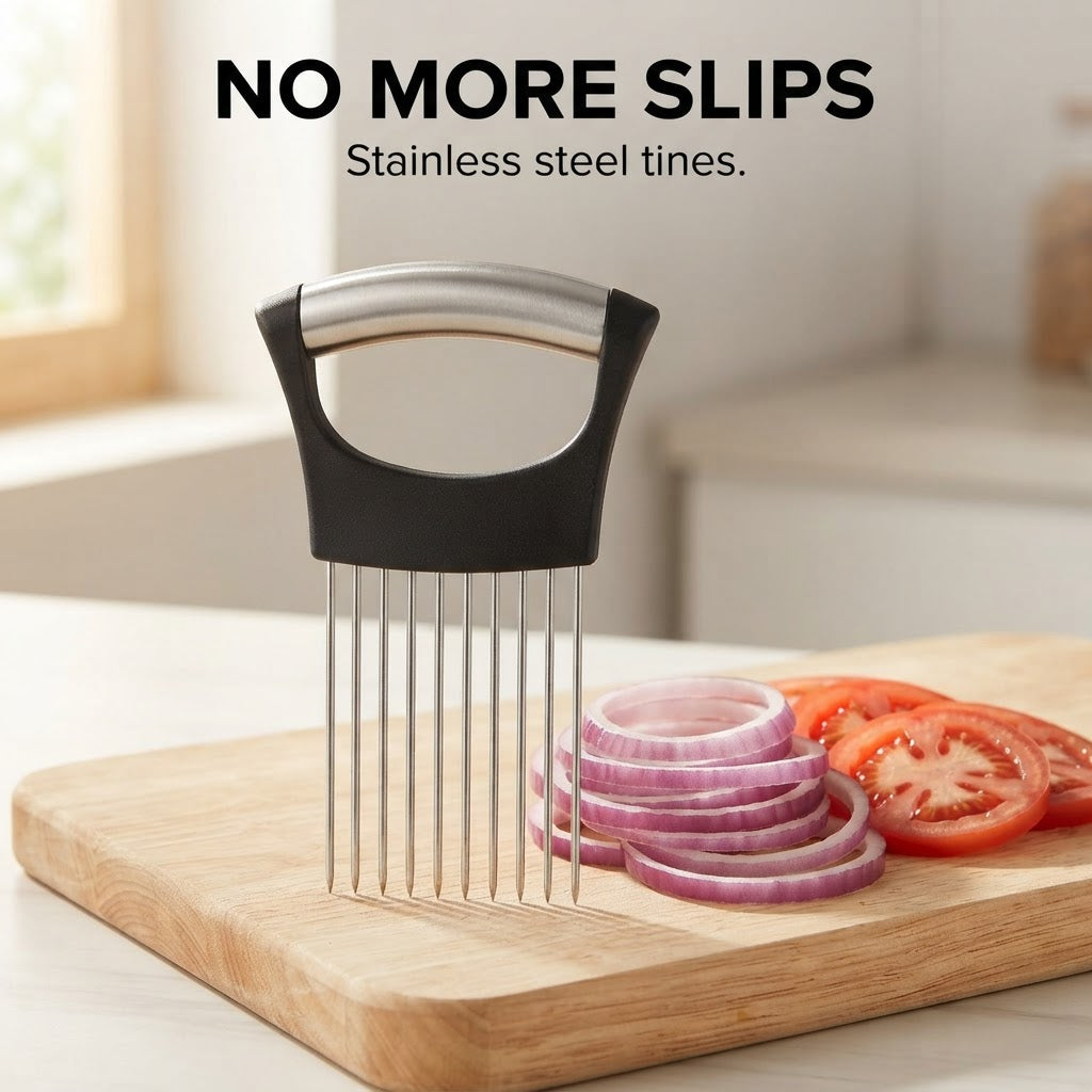 Onion Holder & Slicing Guide - No more slips