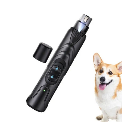 Rechargeable LED Pet Nail Grinder - Quiet 2-Speed