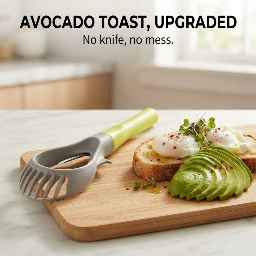5-in-1 Avocado Slicer Tool - Avocado toast, upgraded