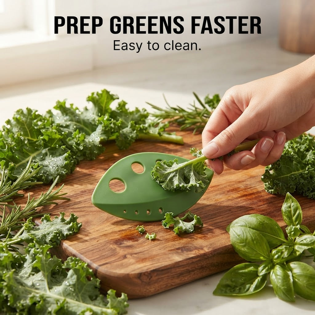 Herb Stripper Tool - Prep greens faster