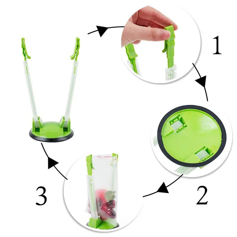 Meal Prep Bag Holder Stand